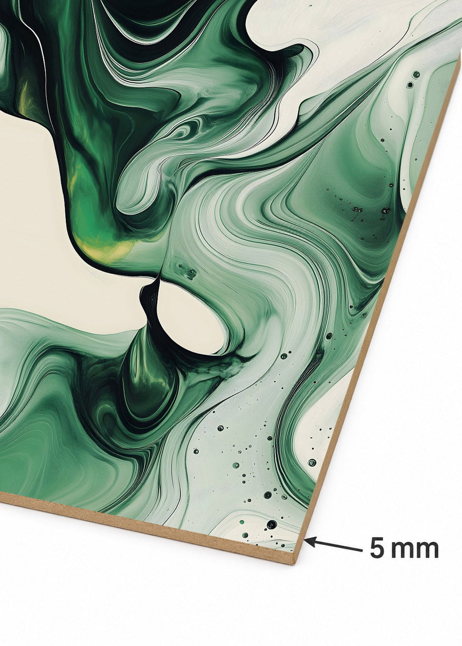 Detalle del canto de MDF de 5 mm