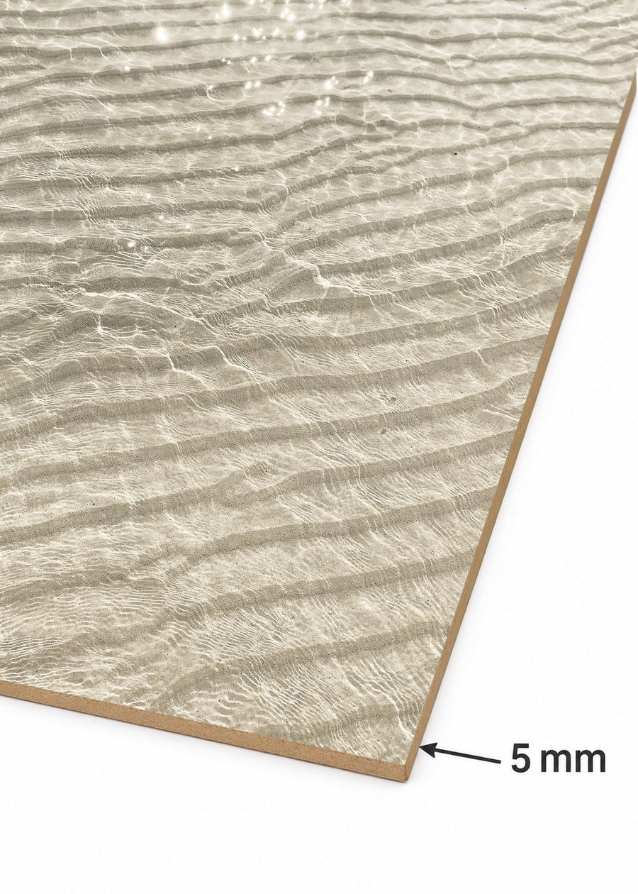 Detalle del canto de MDF de 5 mm