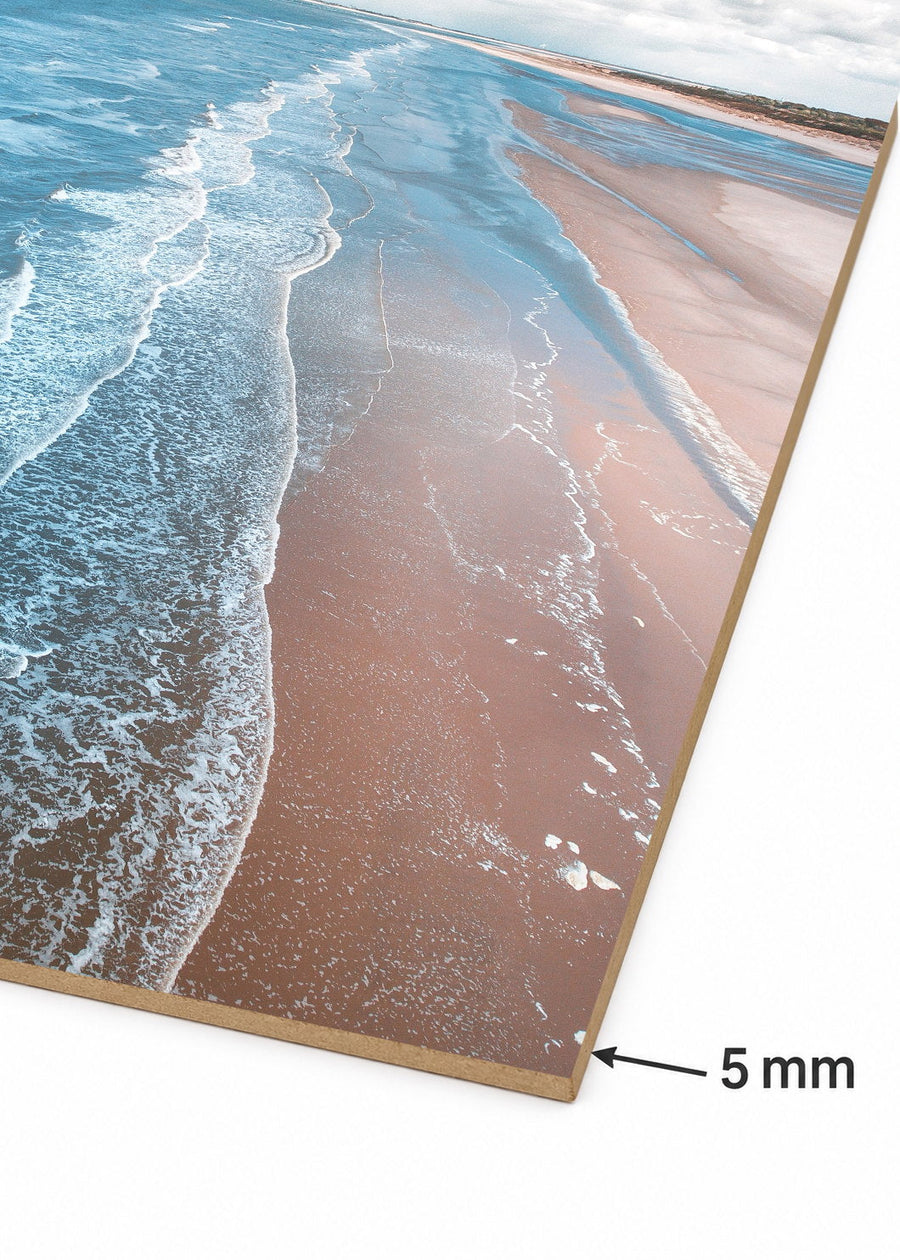 Detalle del canto de MDF de 5 mm
