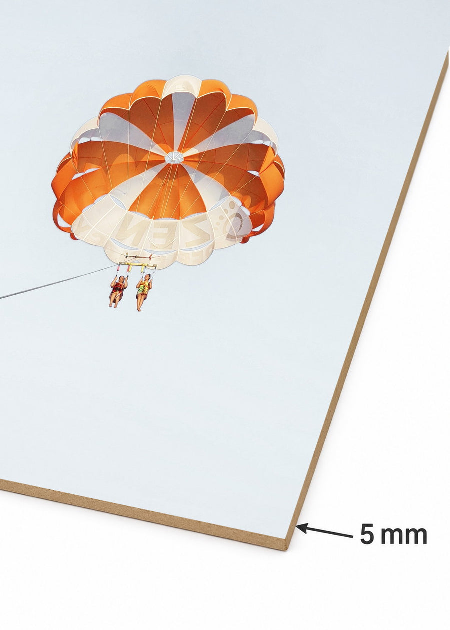 Detalle del canto de MDF de 5 mm