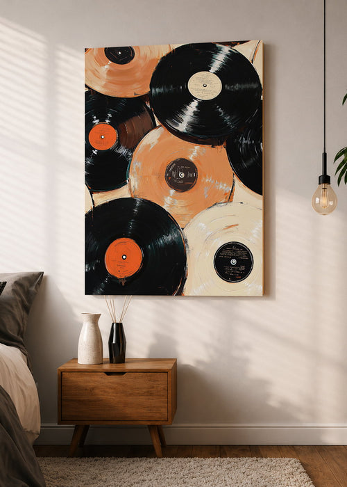 Cuadro Decorativo Mural Sin Marco 5mm - Póster, Música, Vinilos, Discos