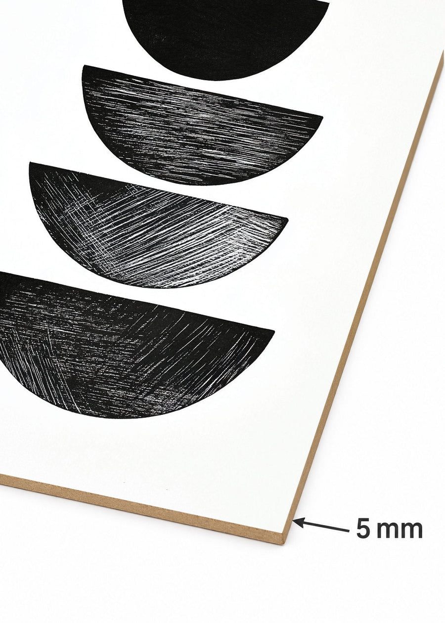 Detalle del canto de MDF de 5 mm