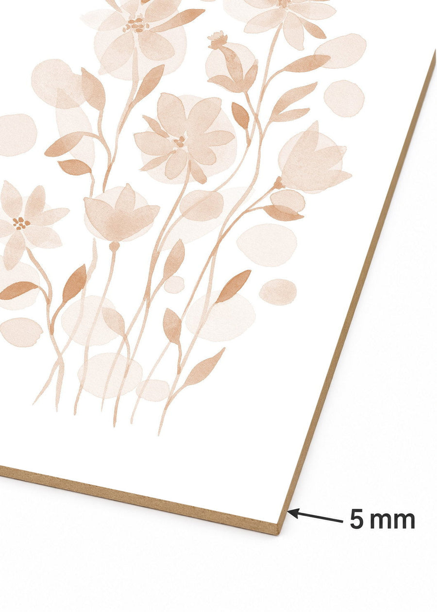 Detalle del canto de MDF de 5 mm