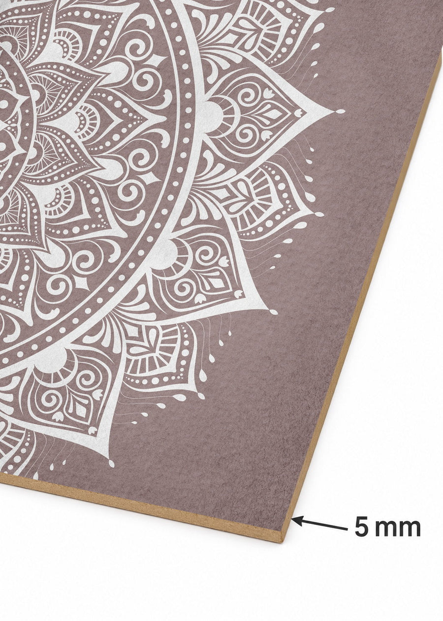 Detalle del canto de MDF de 5 mm