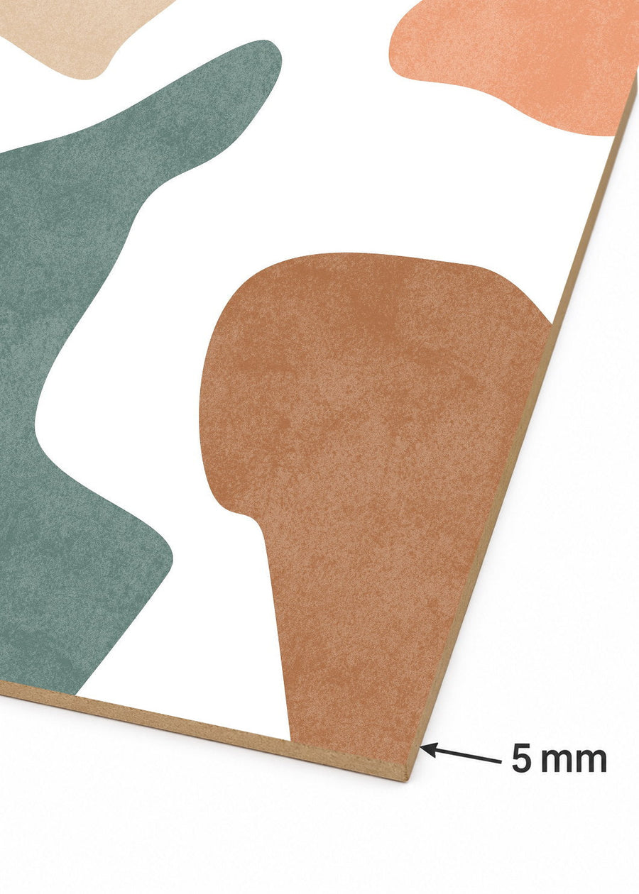 Detalle del canto de MDF de 5 mm