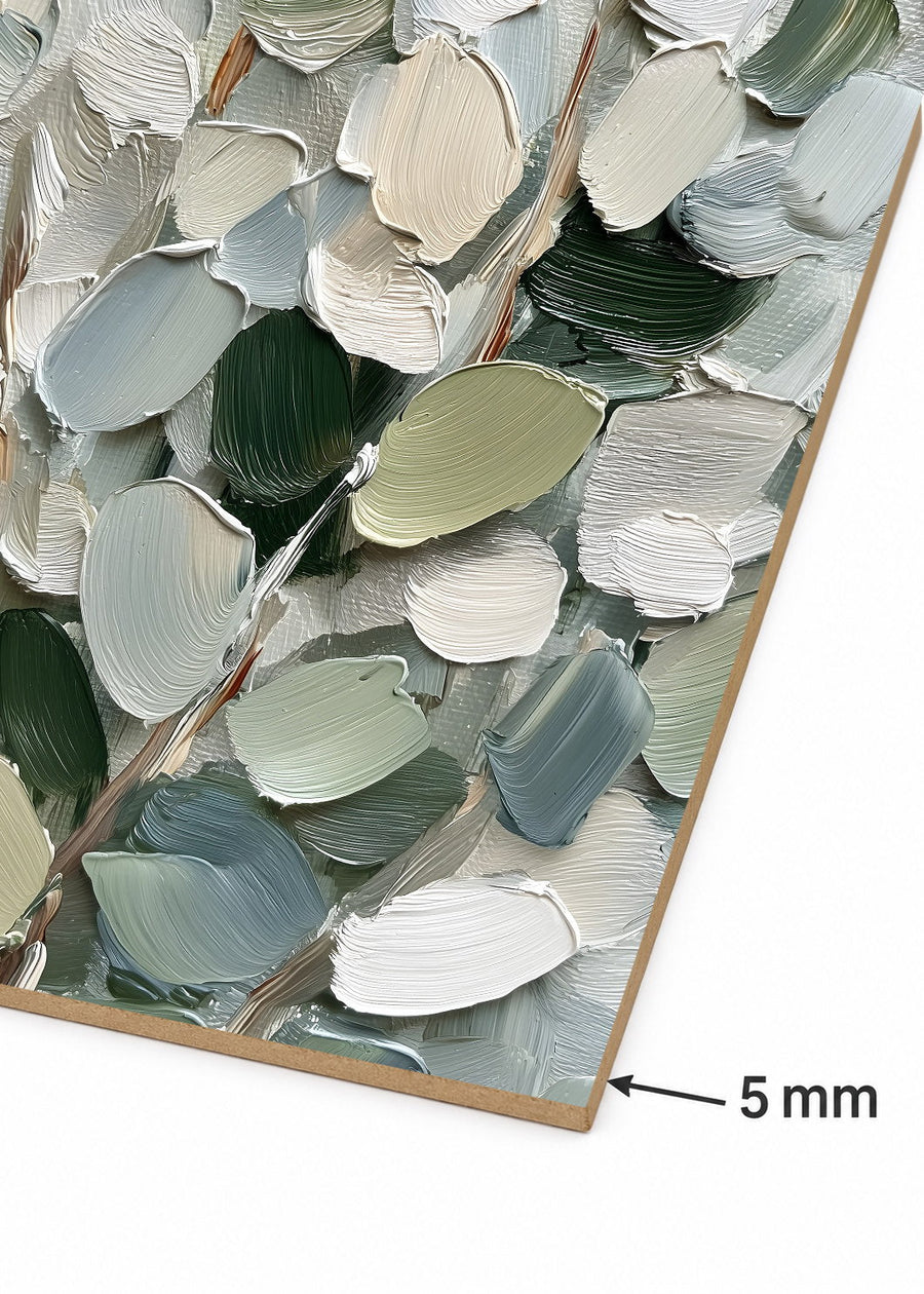 Detalle del canto de MDF de 5 mm