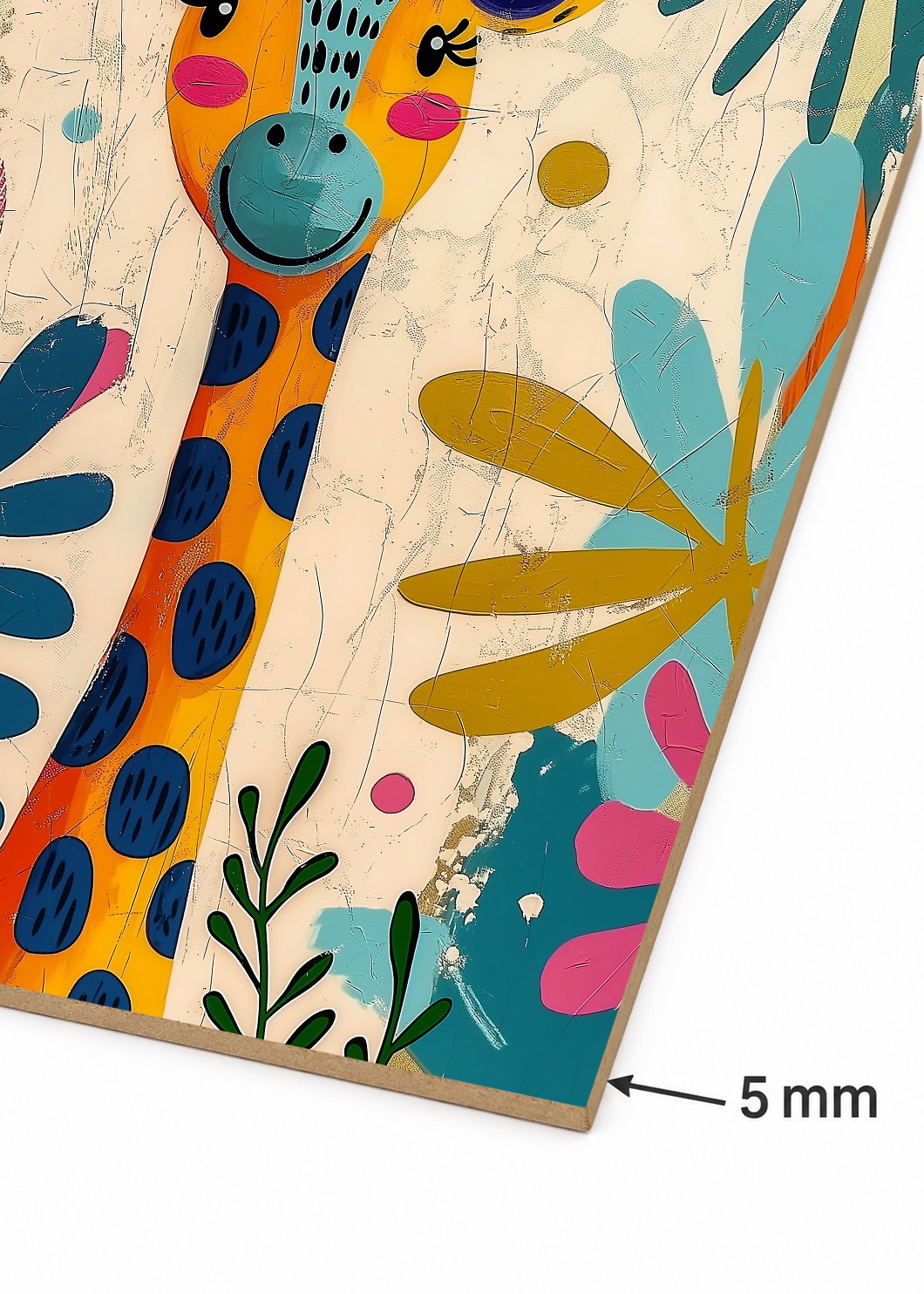 Set x3 Cuadros Decorativos Mural Sin Marco 5mm - Infantiles, Wonderland XX