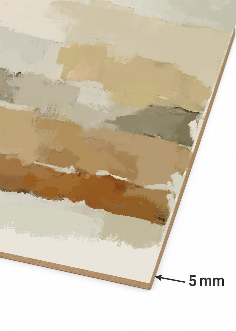 Detalle del canto de MDF de 5 mm