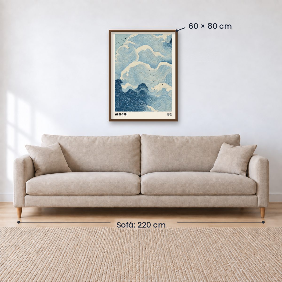 Cuadro Decorativo Azul como el mar AZUL XI