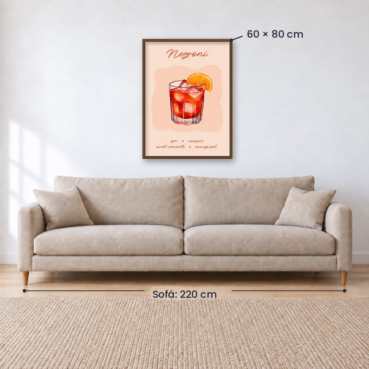 Cuadro Individual Barra, Tragos, The Bar Wall V