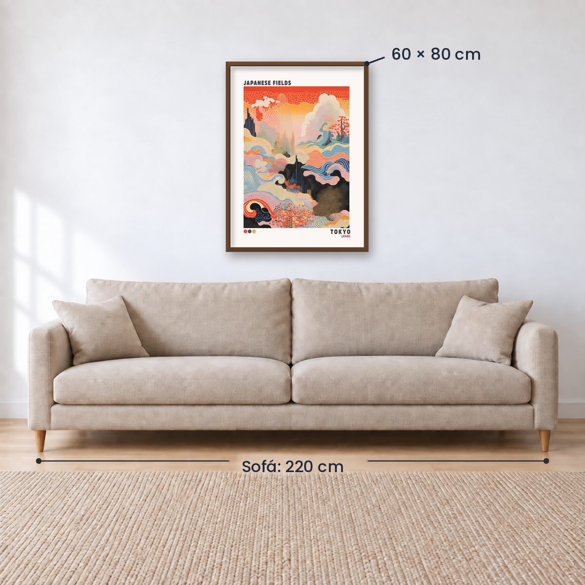 Cuadro Decorativo Japandi, Decoración Japonesa XI
