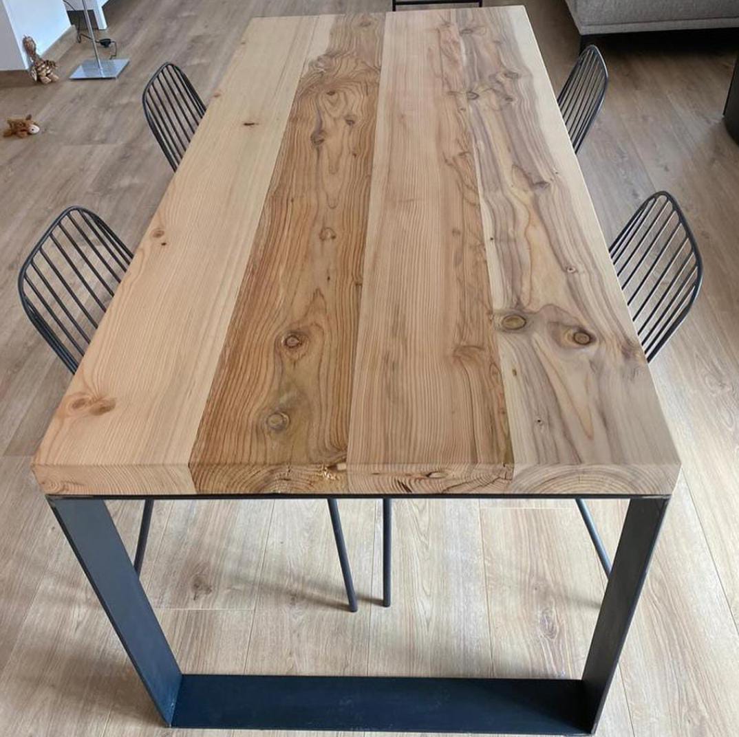 Mesa Country Hierro Y Madera
