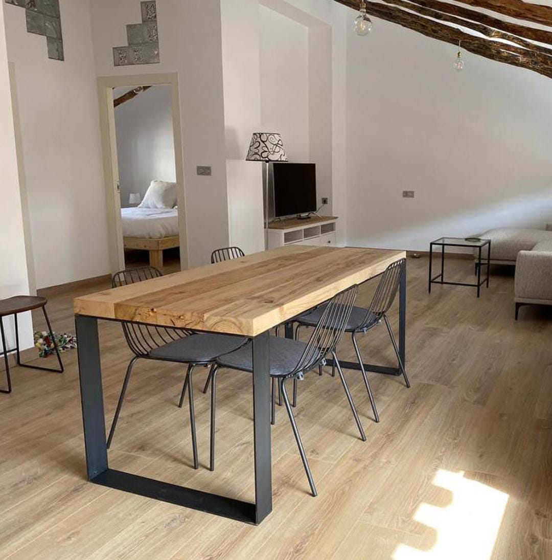 Mesa Country Hierro Y Madera