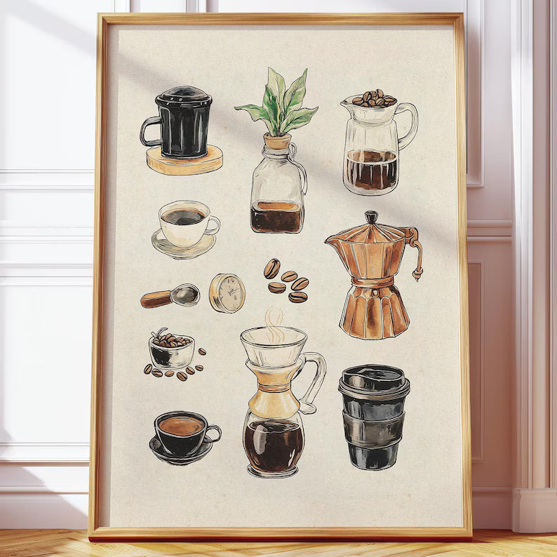 Cuadro Individual Coffee Mood X