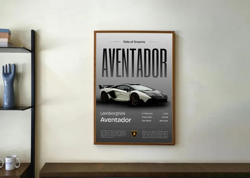 Cuadro Individual Deportes, Autos, The Man Cave Collection XII
