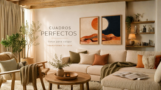 Cómo elegir cuadros para el living: 7 ideas