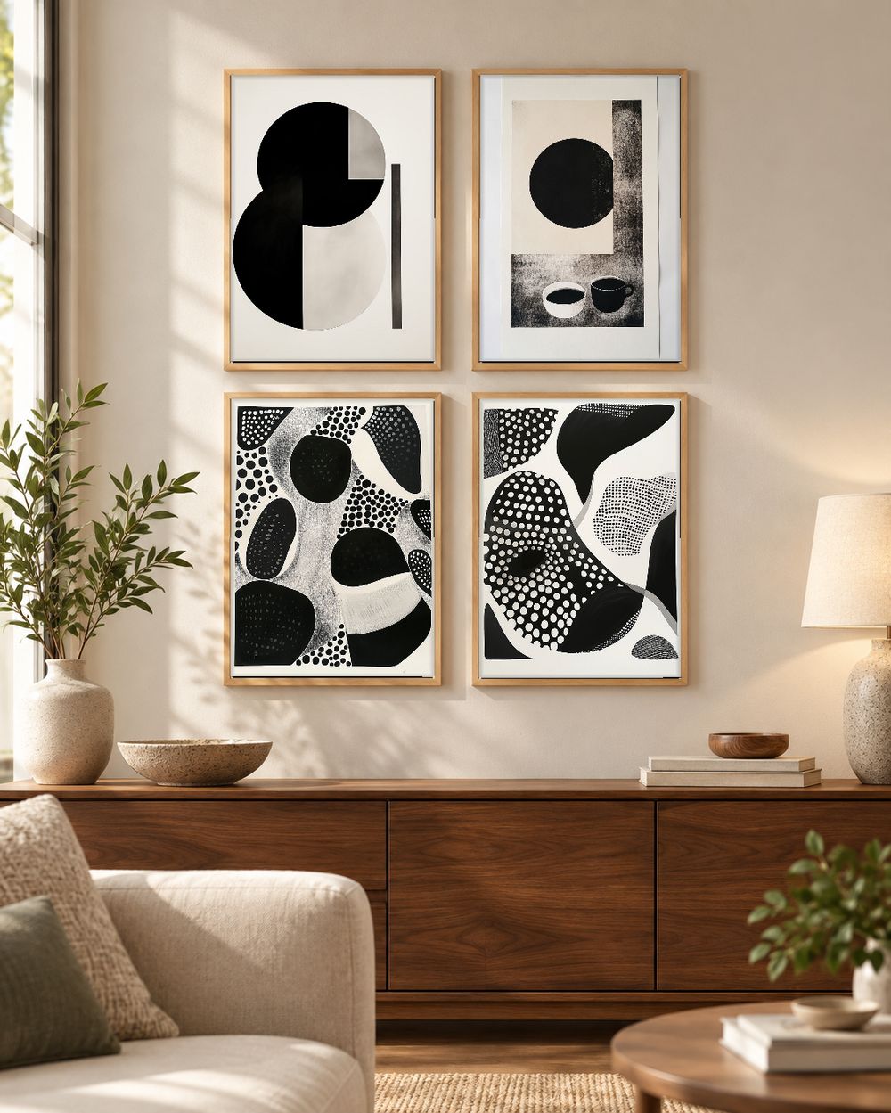 Set de cuadros decorativos que combinan