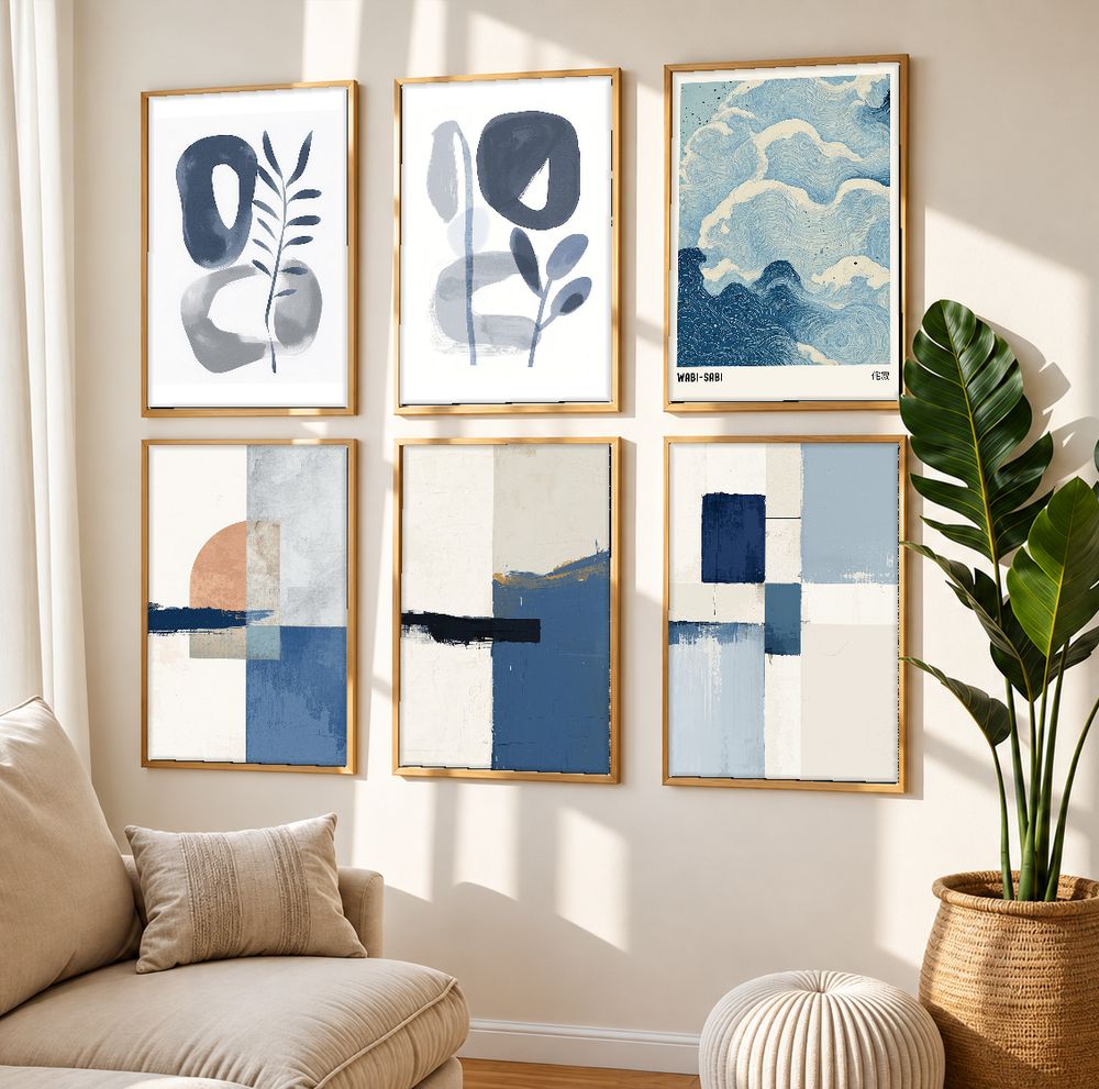 Set de cuadros decorativos que combinan