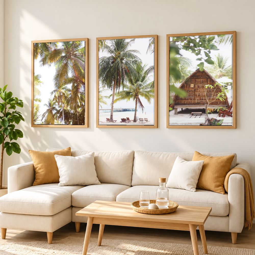 Set de cuadros decorativos que combinan