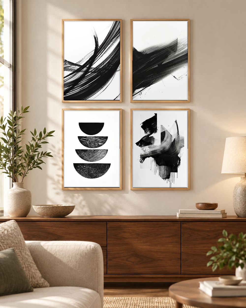 Set de cuadros decorativos que combinan