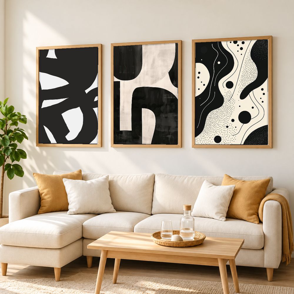Set de cuadros decorativos que combinan