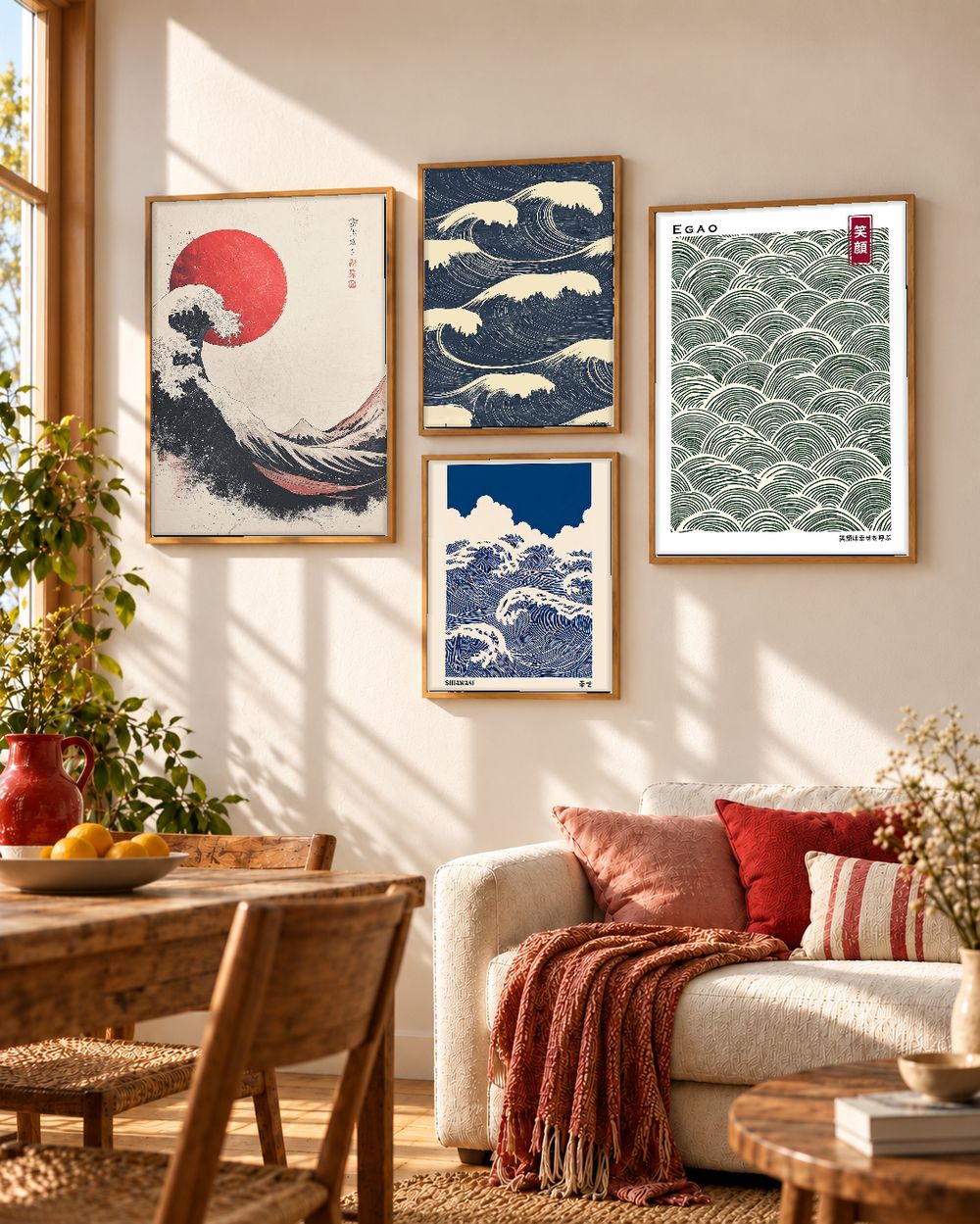 Set de cuadros decorativos que combinan