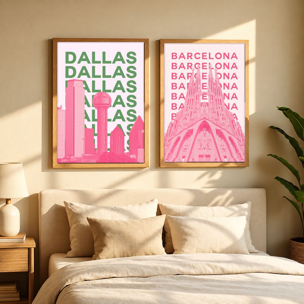Set de cuadros decorativos que combinan