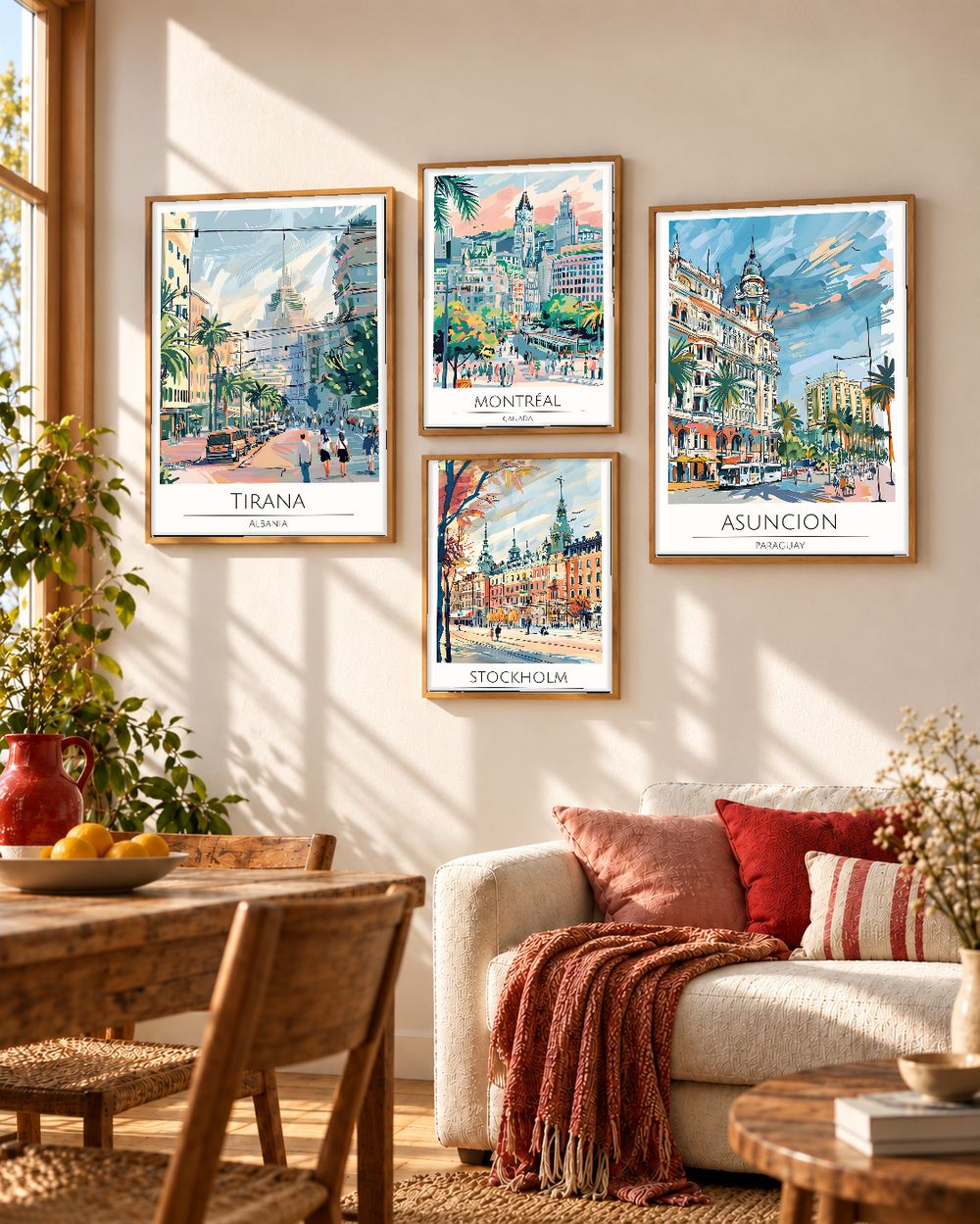 Set de cuadros decorativos que combinan