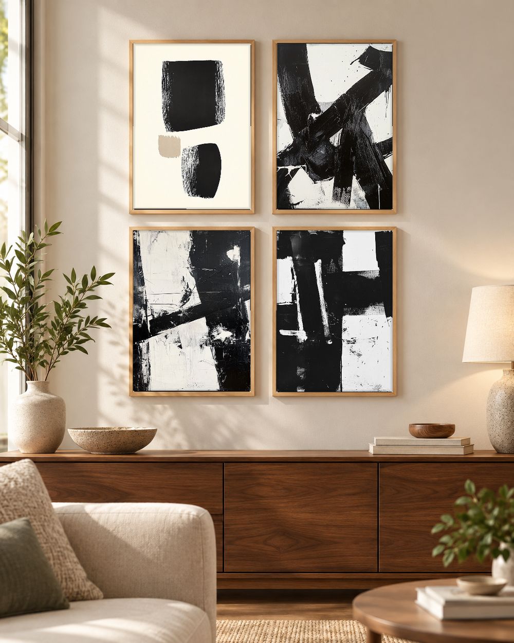 Set de cuadros decorativos que combinan