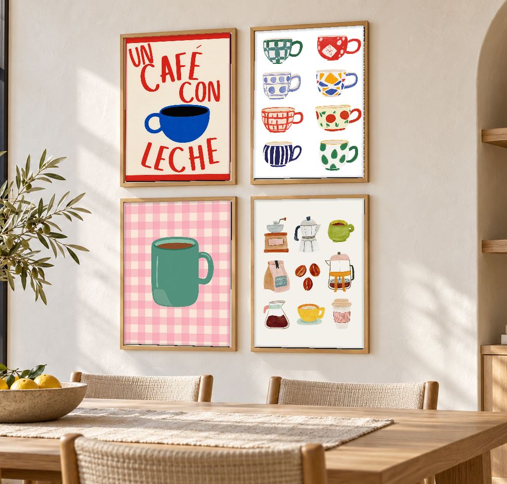 Set de cuadros decorativos que combinan