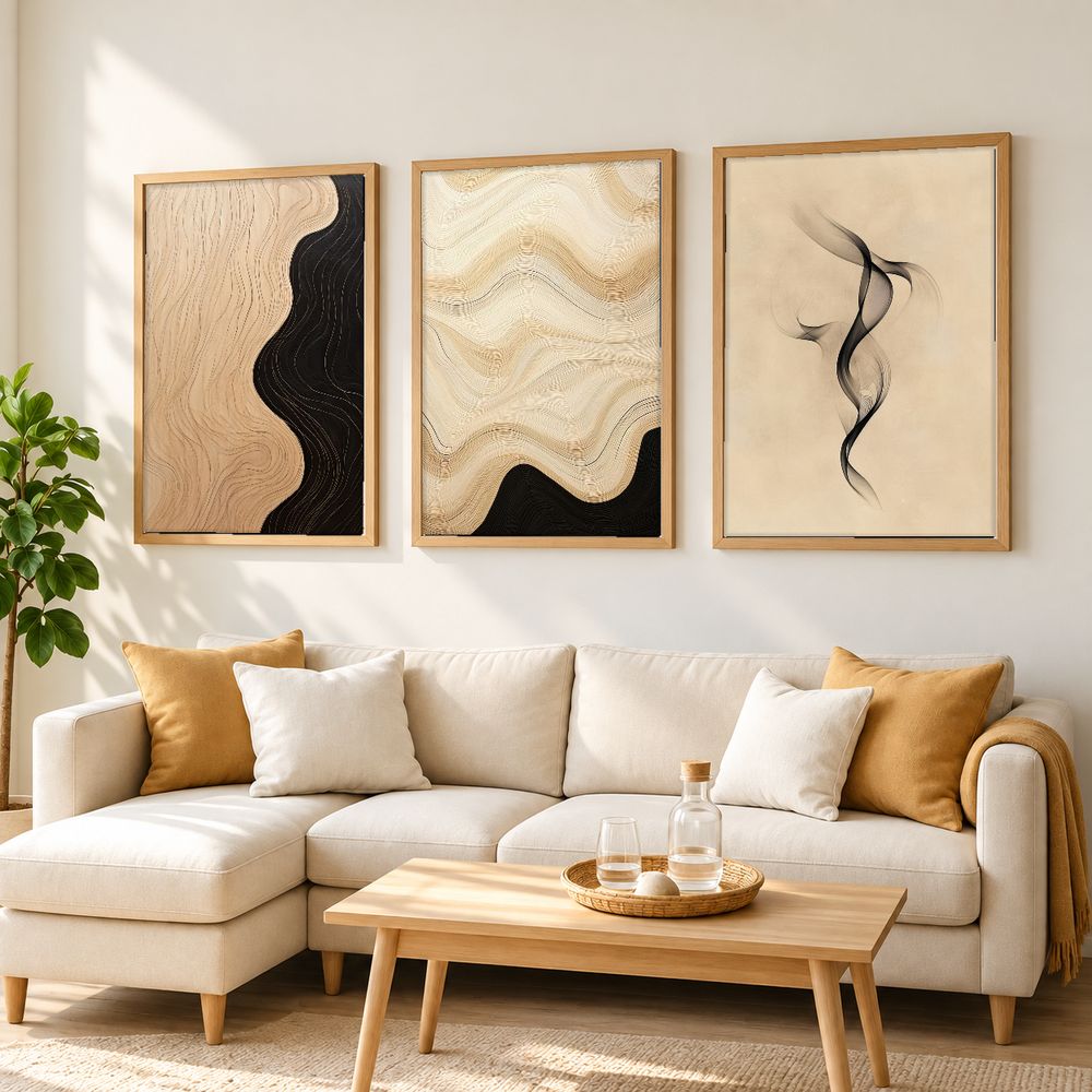 Set de cuadros decorativos que combinan