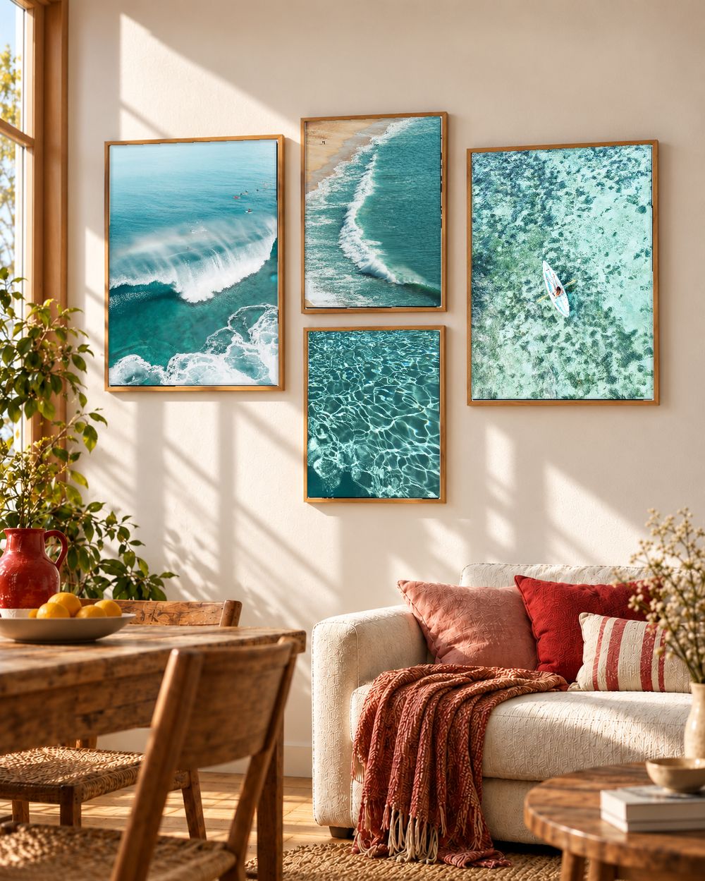 Set de cuadros decorativos que combinan