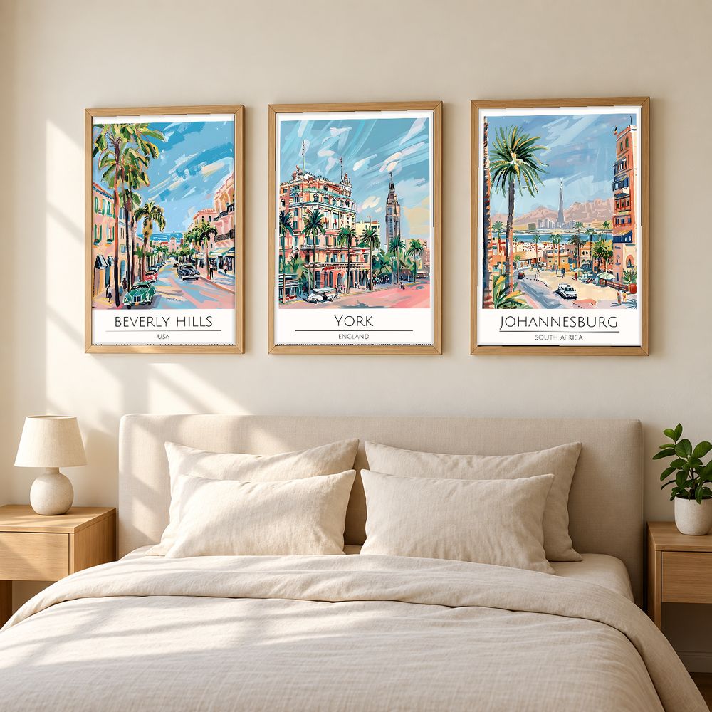 Set de cuadros decorativos que combinan