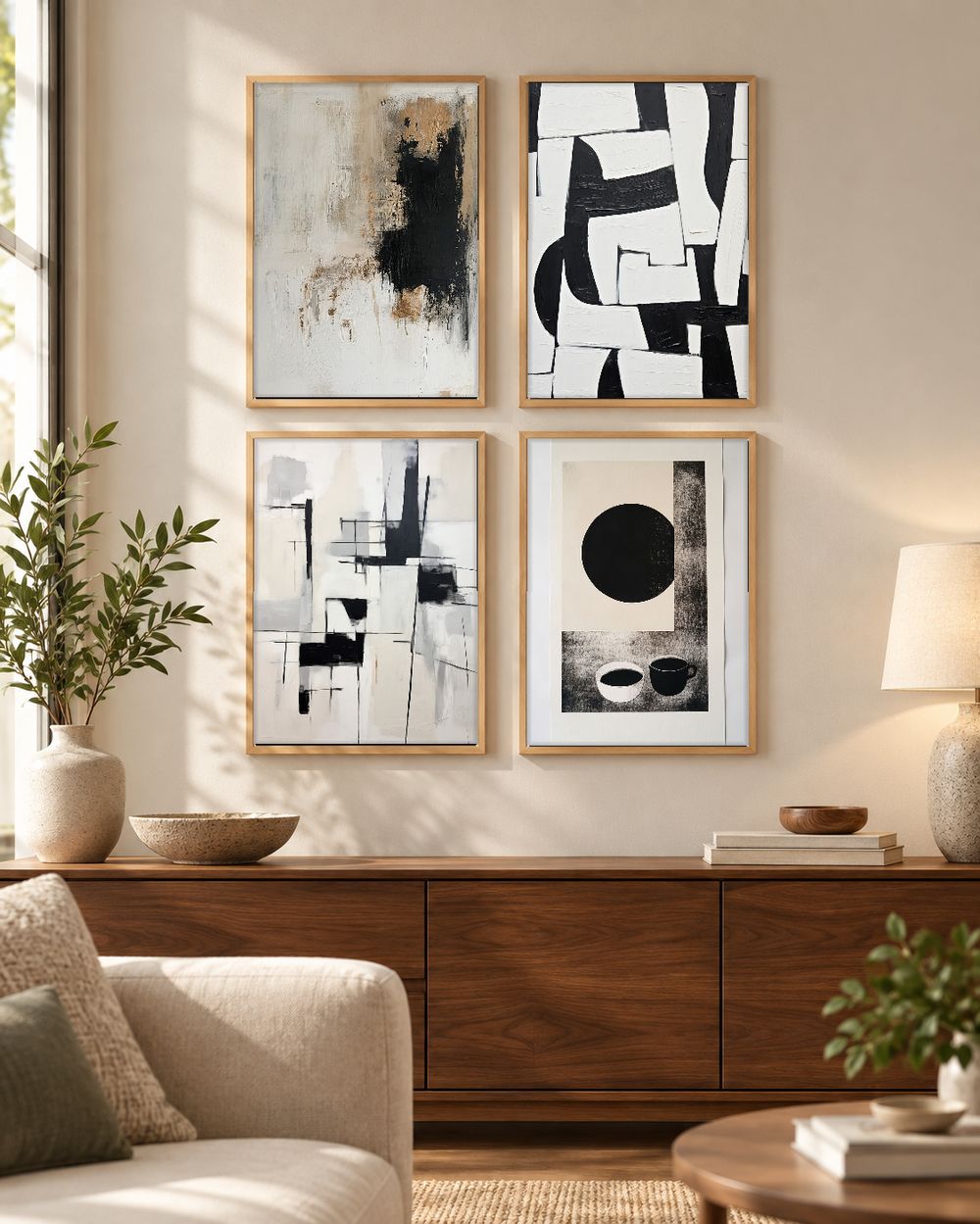 Set de cuadros decorativos que combinan