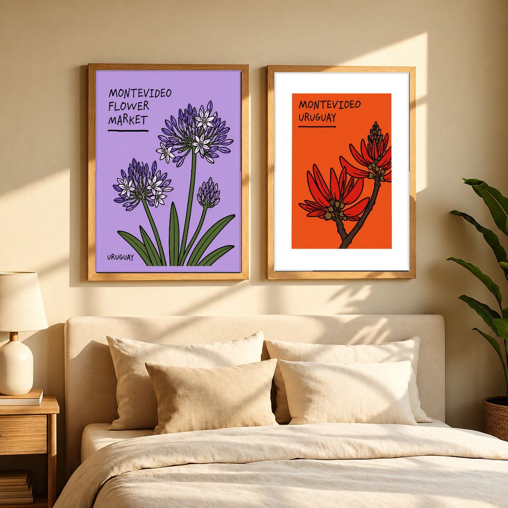 Set de cuadros decorativos que combinan