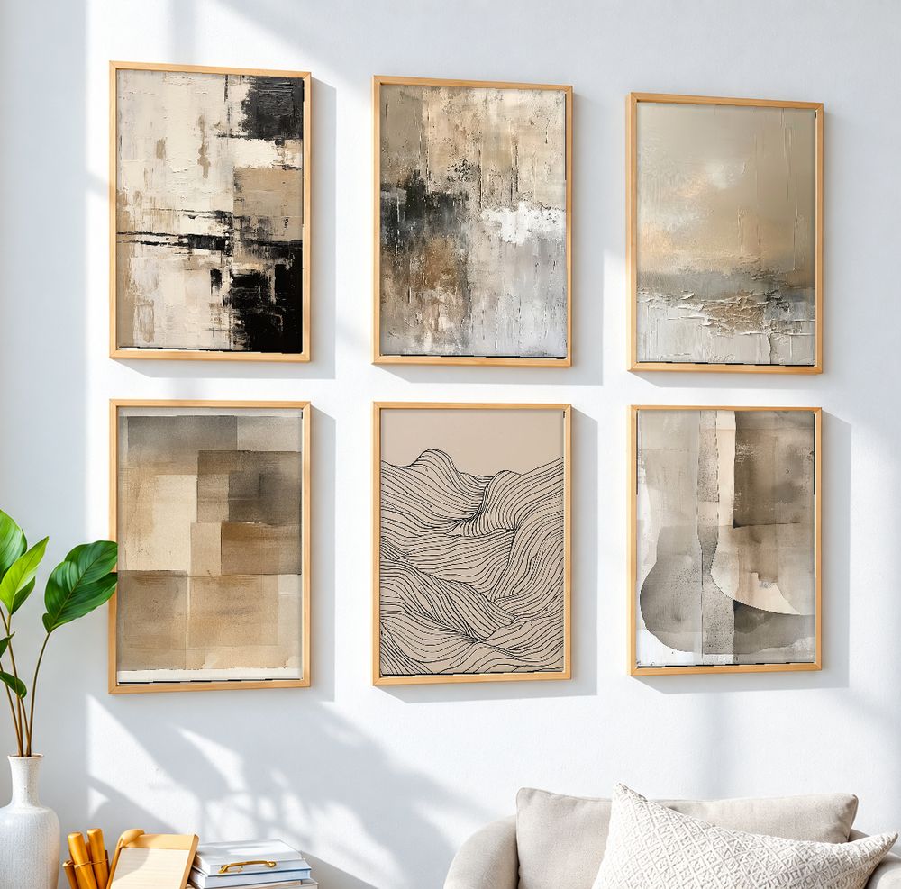 Set de cuadros decorativos que combinan