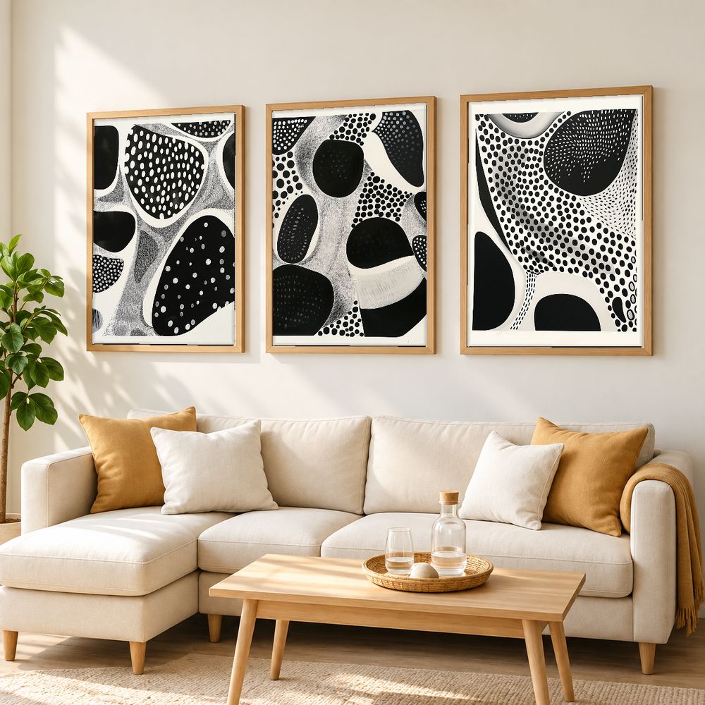 Set de cuadros decorativos que combinan