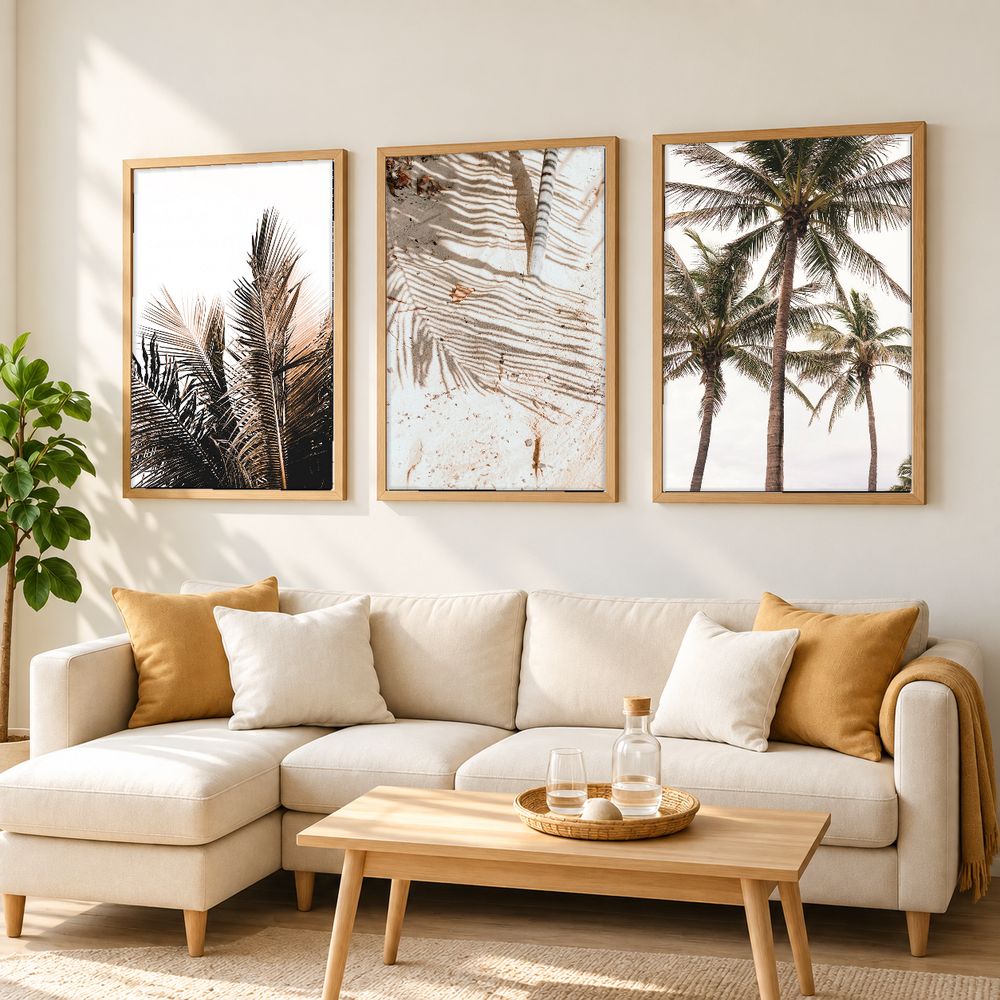 Set de cuadros decorativos que combinan