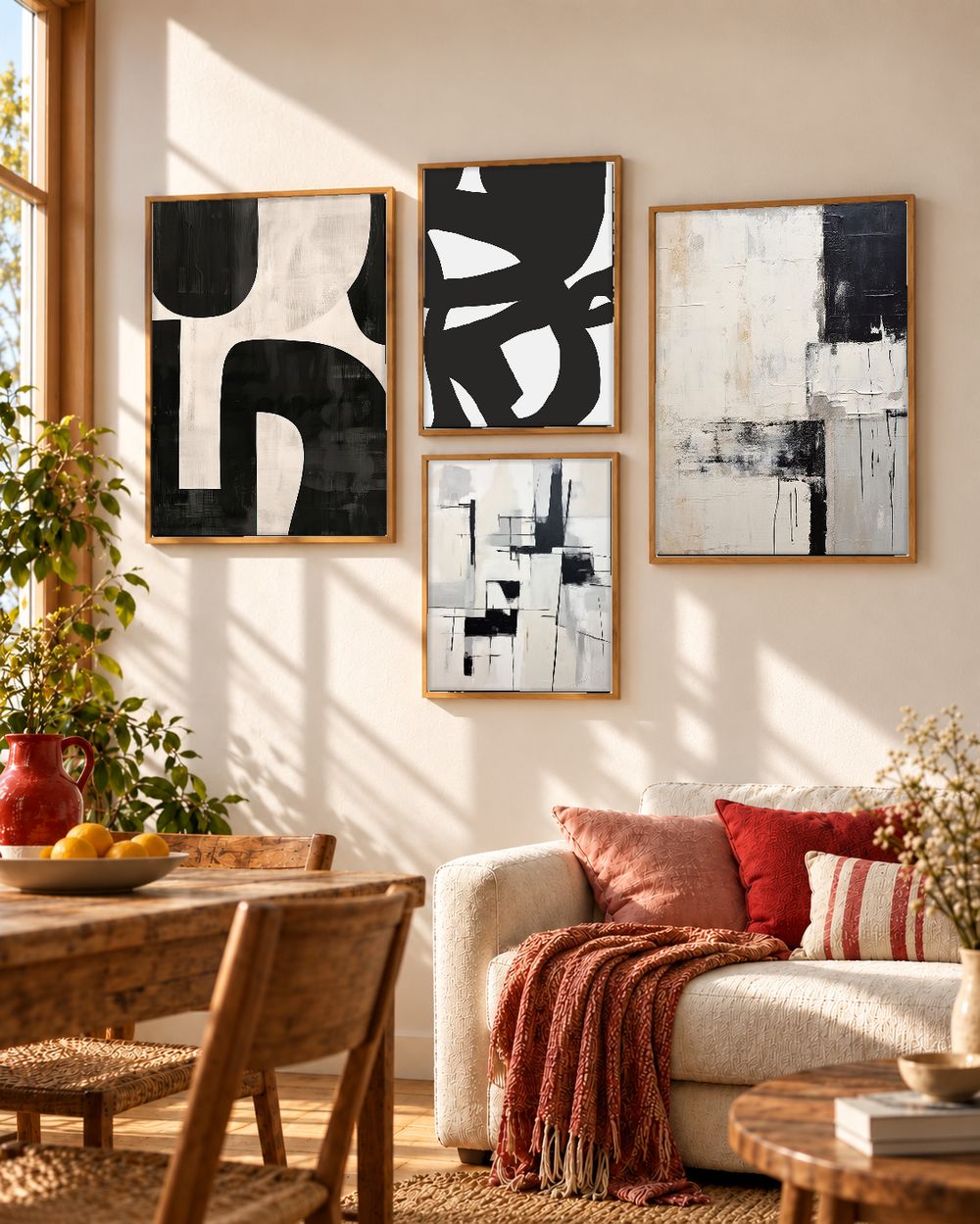Set de cuadros decorativos que combinan