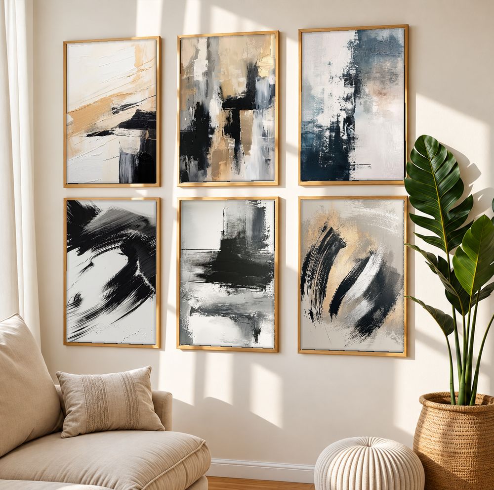 Set de cuadros decorativos que combinan