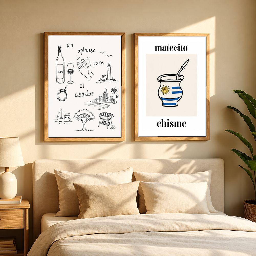 Set de cuadros decorativos que combinan