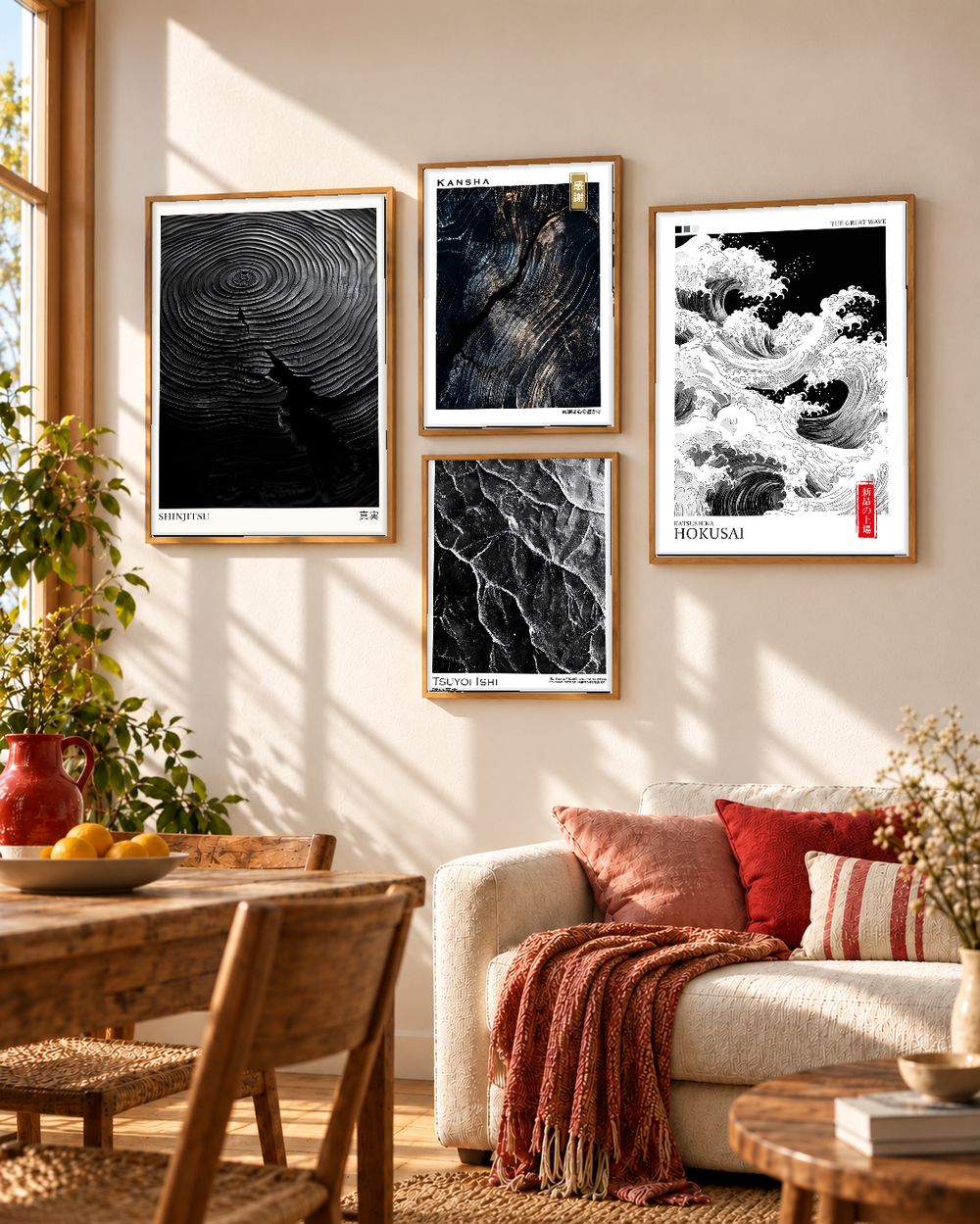 Set de cuadros decorativos que combinan