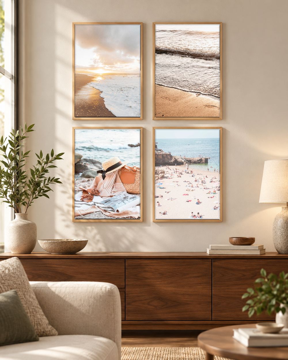 Set de cuadros decorativos que combinan