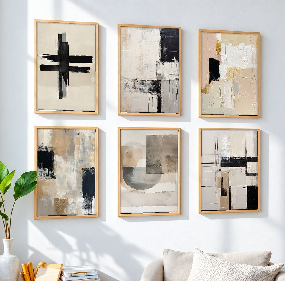 Set de cuadros decorativos que combinan
