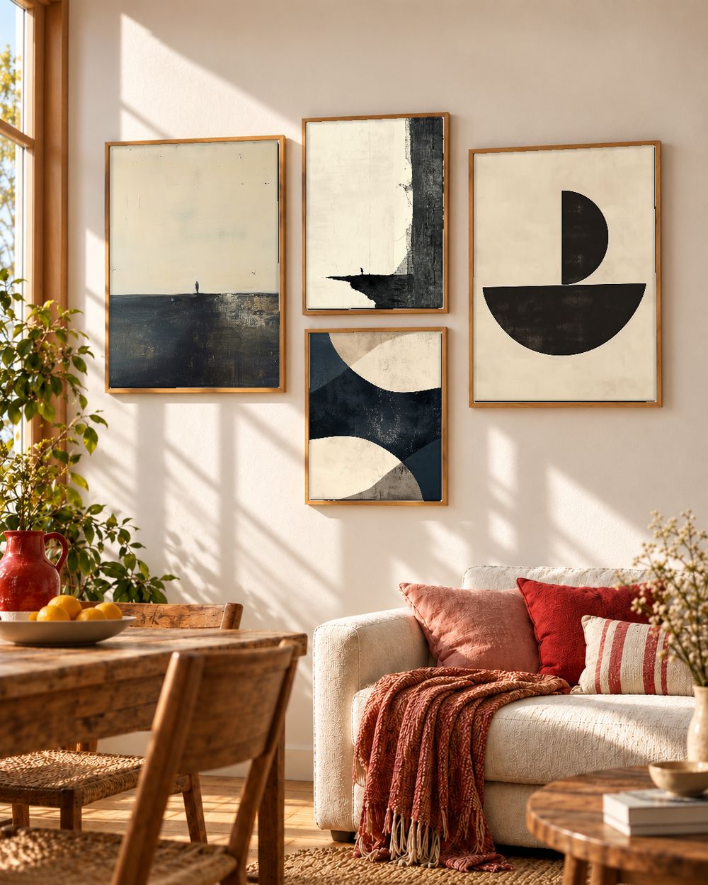 Set de cuadros decorativos que combinan