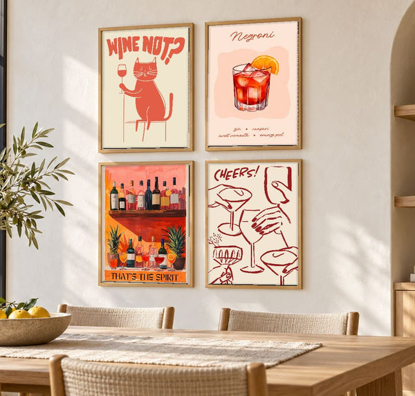 Set de cuadros decorativos que combinan