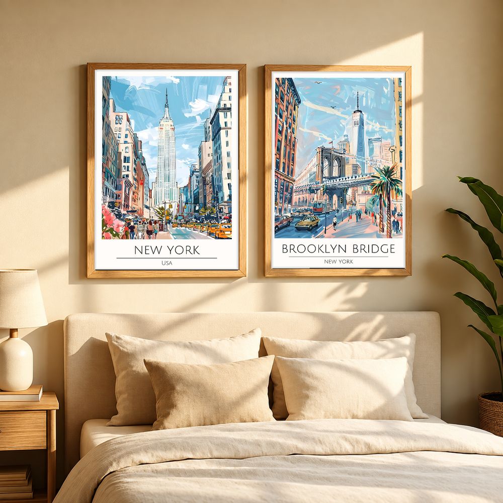Set de cuadros decorativos que combinan