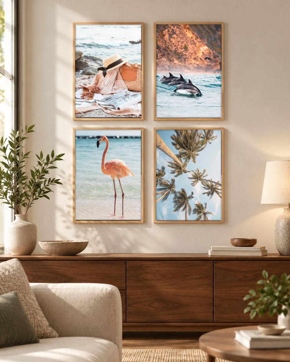 Set de cuadros decorativos que combinan