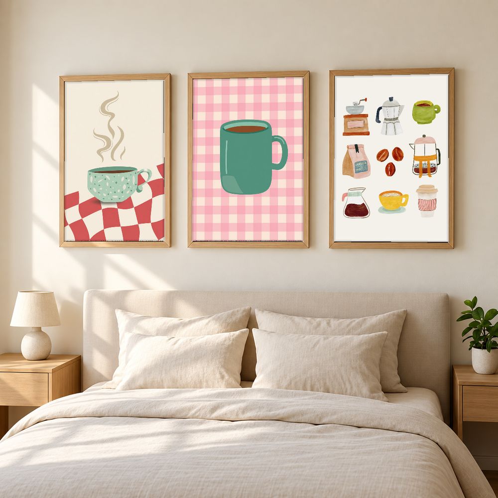 Set de cuadros decorativos que combinan