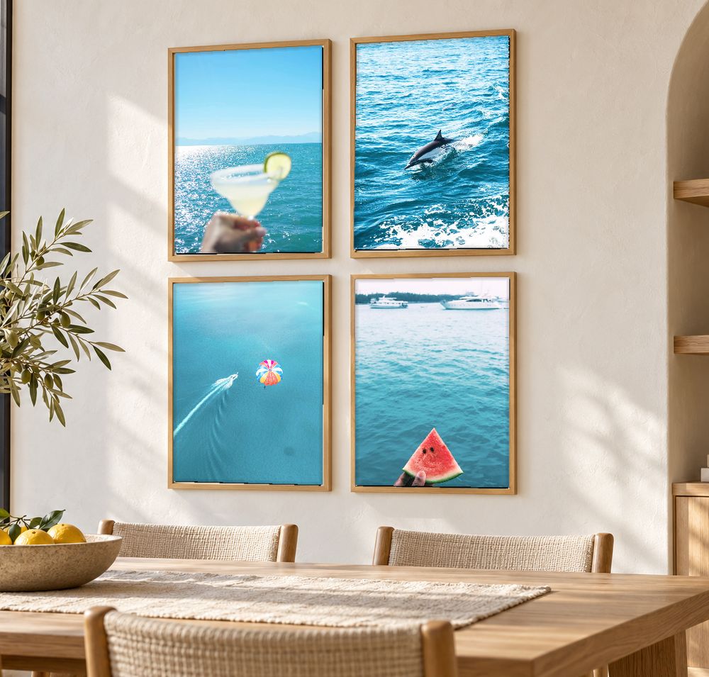 Set de cuadros decorativos que combinan